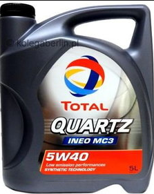 Olej 5W40 Total Quartz Ineo C3 5L (dawniej INEO MC3) 2174777 TOTAL